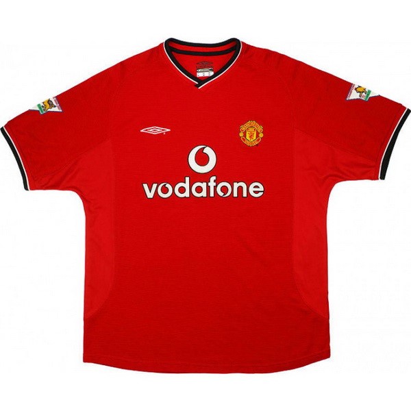 Tailandia Camiseta Manchester United 1st Retro 2000 2002 Rojo